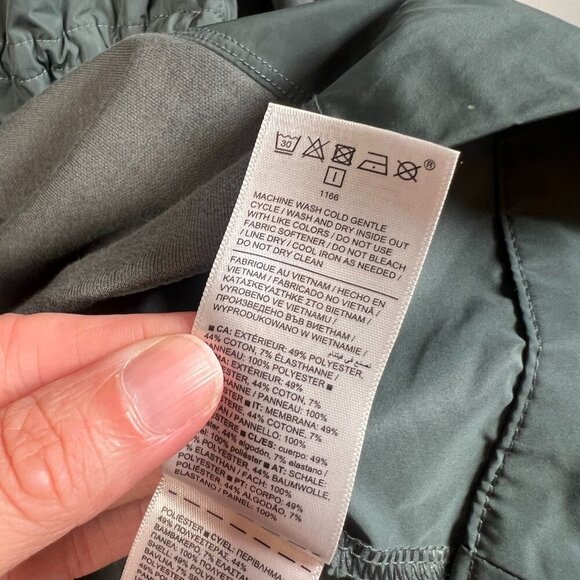 Athleta Triumph Hybrid Crewneck Sweatshirt Size Small Green Athletic Cozy Comfy - Picture 9 of 10